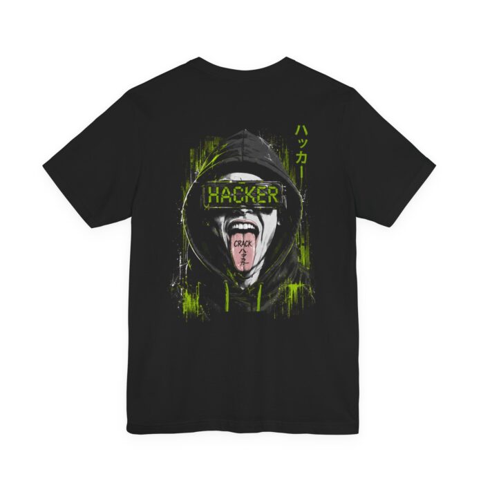 Cyberpunk Hacker Long Tongue T-Shirt