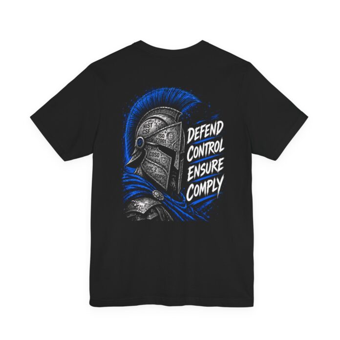 Cyber Security Frameworks Spartan Helmet T-Shirt