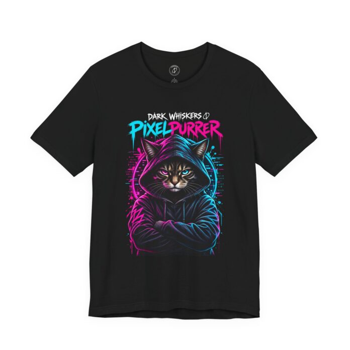 Dark Whiskers PixelPurrer T-Shirt