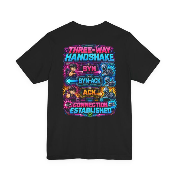 TCP Connection - Three-Way Handshake T-Shirt