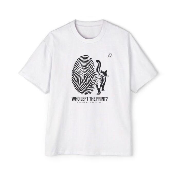 Who Left The Print Oversized Tee