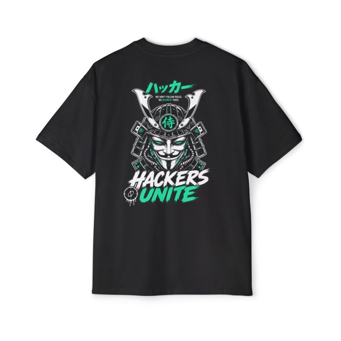 Hackers Unite Oversized Tee