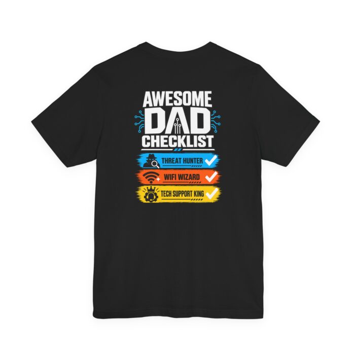 Awesome DAD Checklist T-Shirt