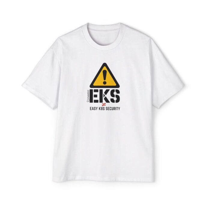 EKS Warning Cybersecurity Graphic Oversized Tee