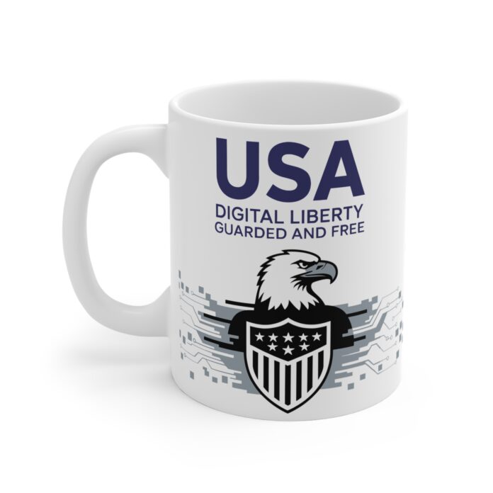 USA Digital Liberty Guarded and Free Mug