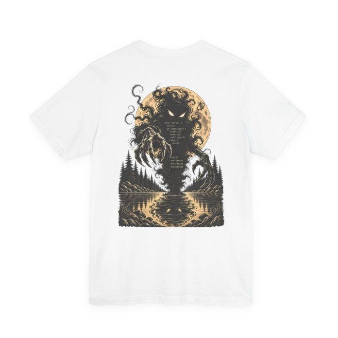 The malware code in the Forest TYP090 T-Shirt