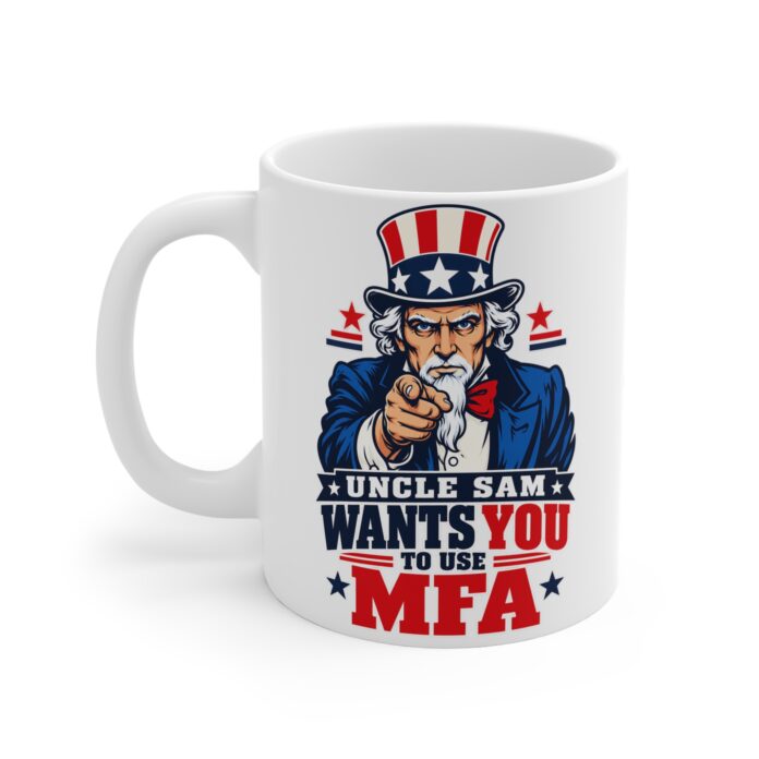 Uncle Sam Wants You to Use MFA Mug