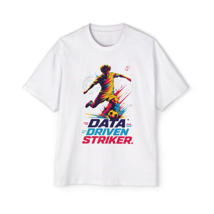 Data Driven Striker Soccer Oversized Tee