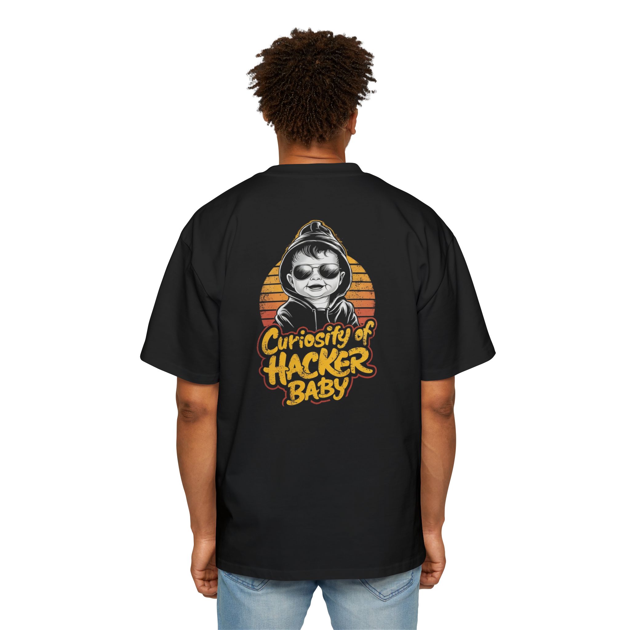 Curiosity of Hacker Baby Oversized Tee - Image 3