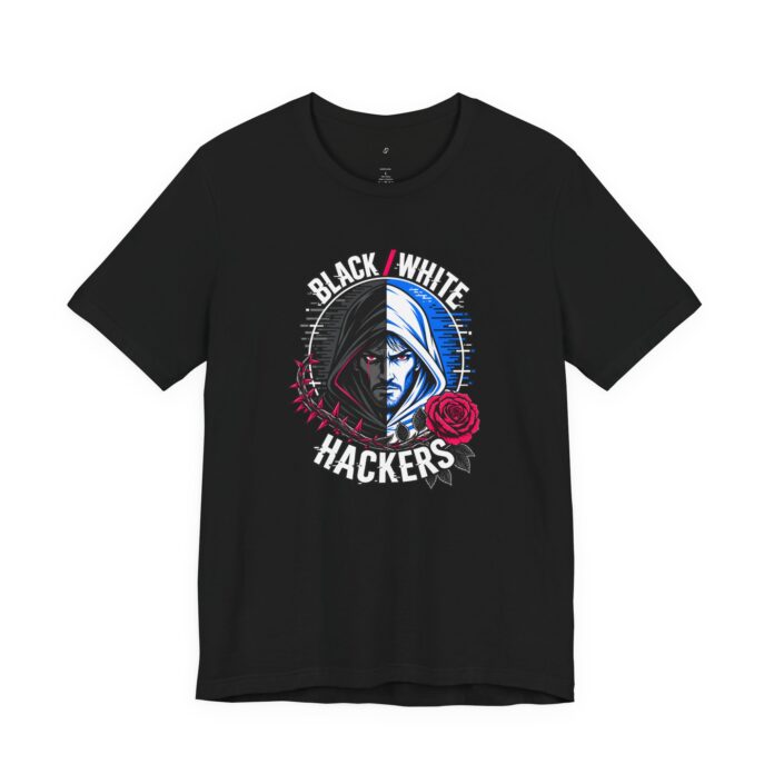 Black White Hackers D01 T-Shirt