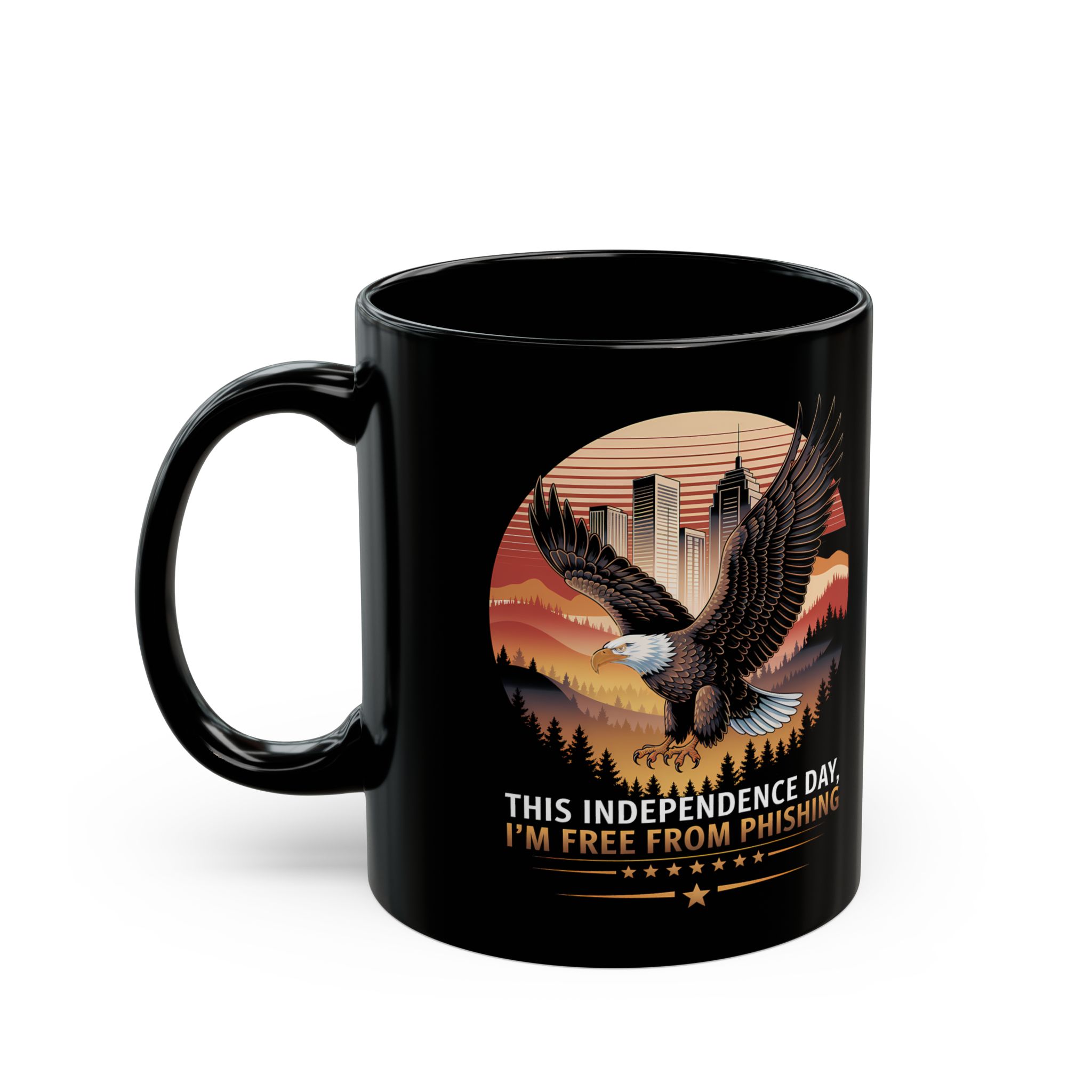This Independence Day, I’m Free from Phishing Mug - Image 2