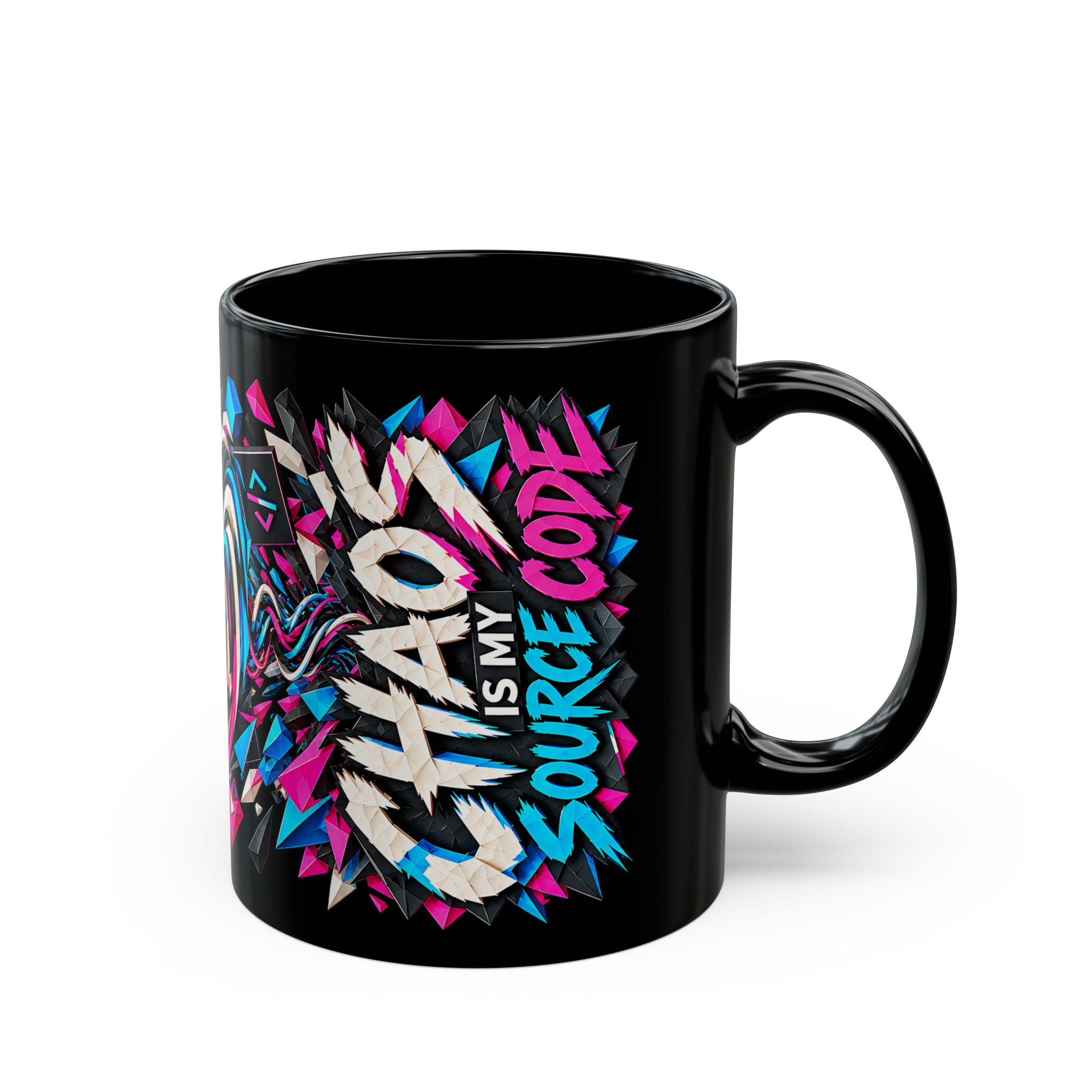 Chaos Is My Source Code Dev Mug