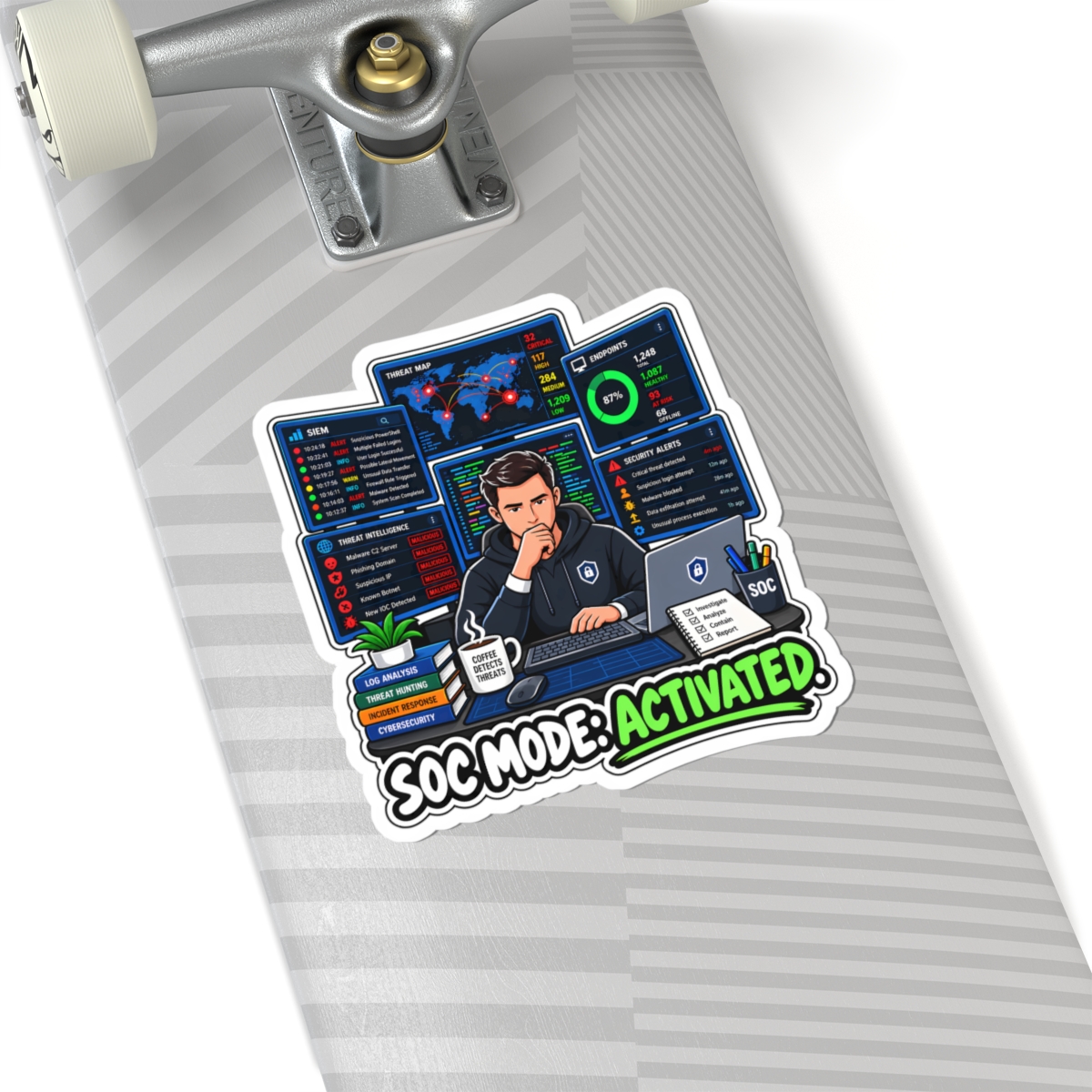 SOC Mode: Activated Security Operations Sticker - Image 5