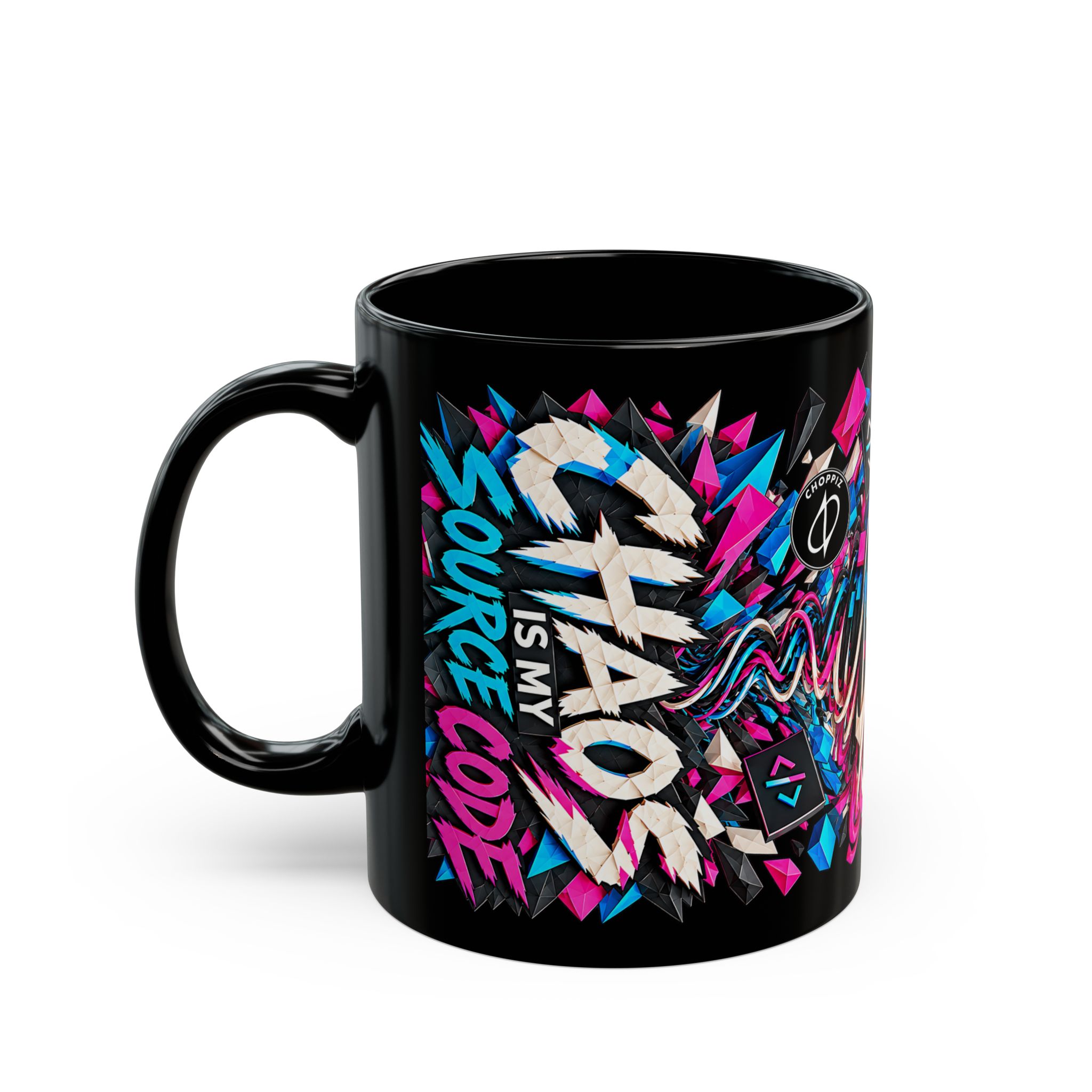 Chaos Is My Source Code Dev Mug - Image 2