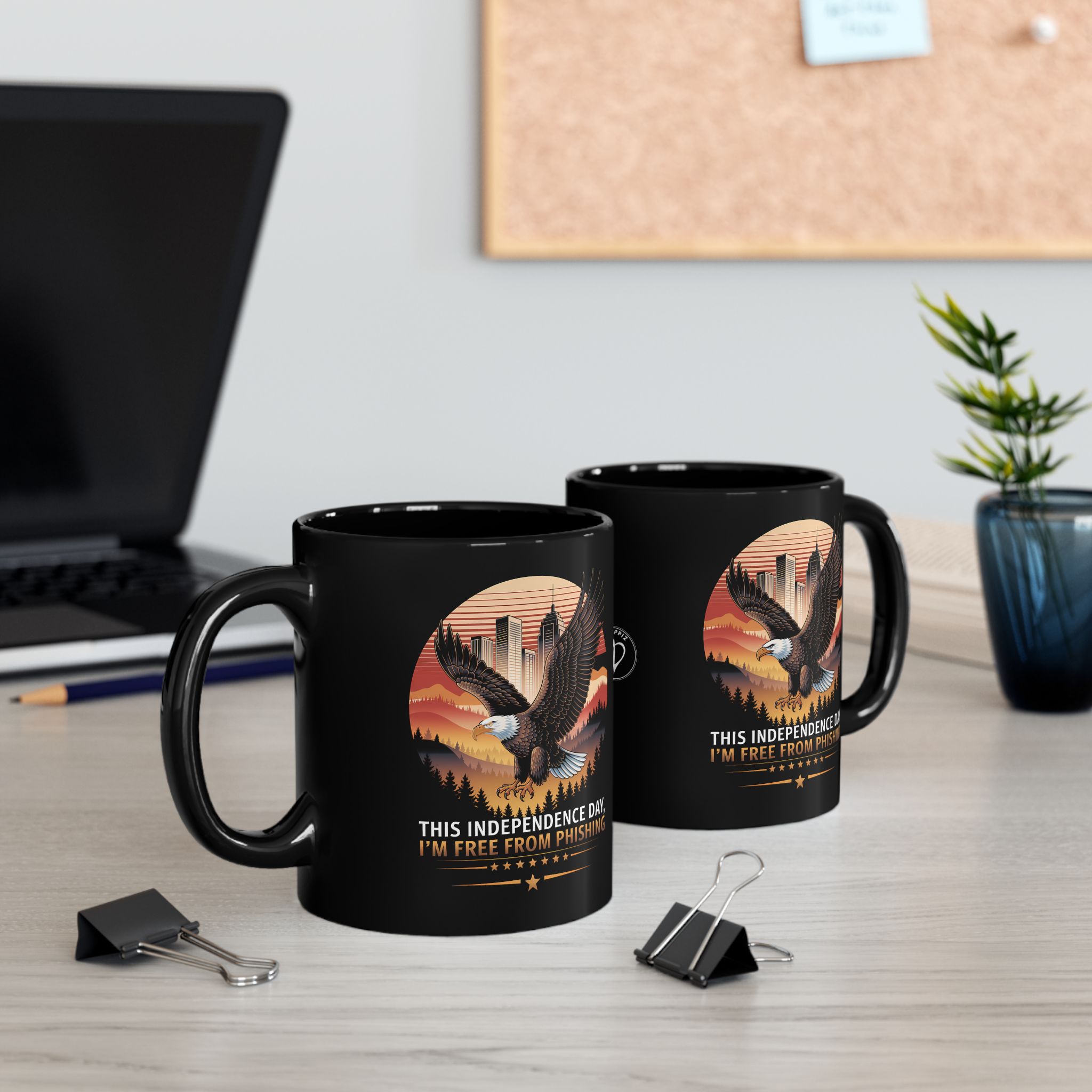 This Independence Day, I’m Free from Phishing Mug - Image 5
