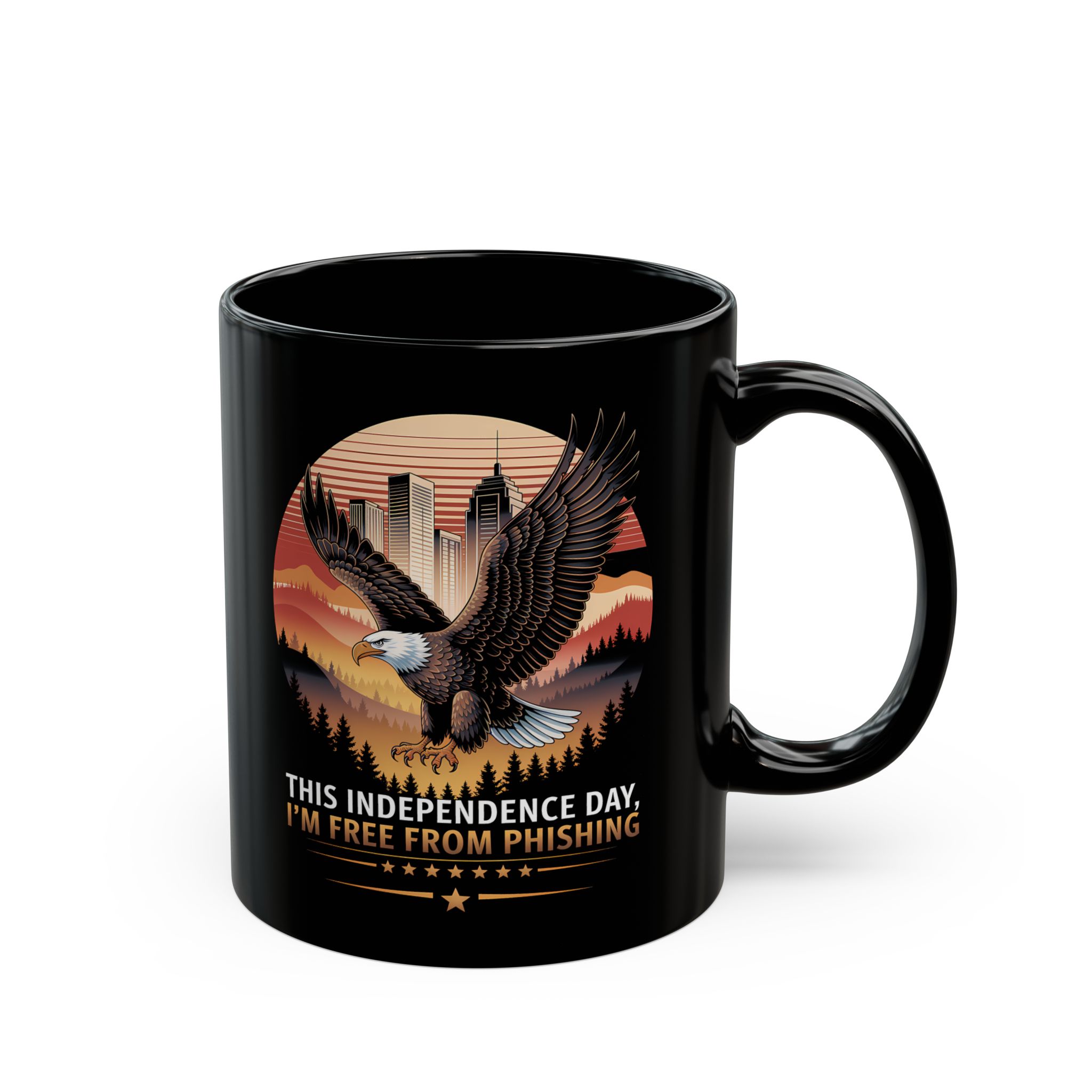 This Independence Day, I’m Free from Phishing Mug