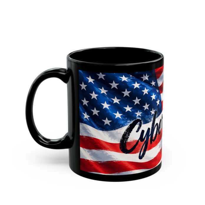 Cybersecurity American Flag Mug