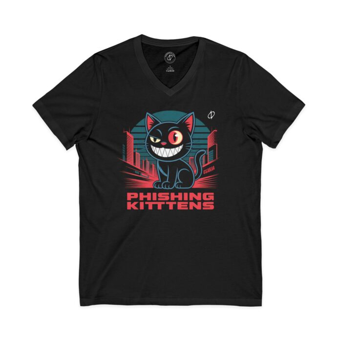 Phishing Kittens V-Neck Tee