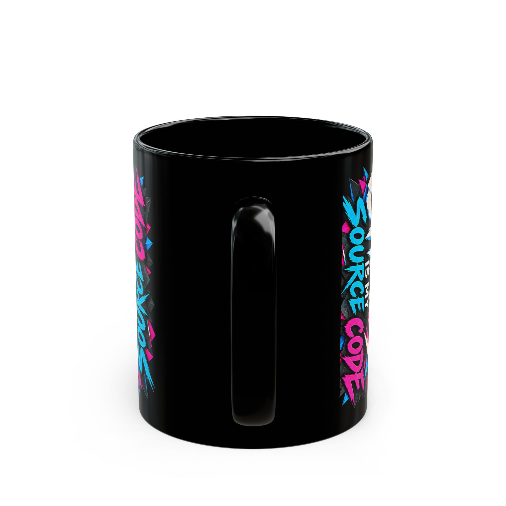 Chaos Is My Source Code Dev Mug - Image 4
