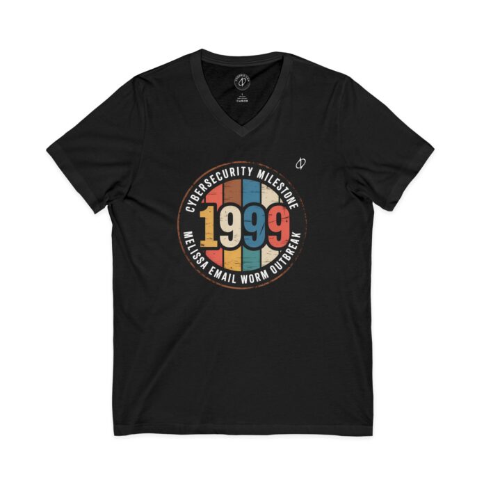 Melissa Worm Cybersecurity Milestone V-Neck Tee