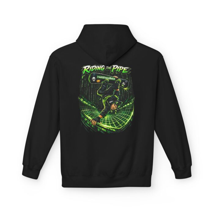 Riding the Pipe Hacker Hoodie