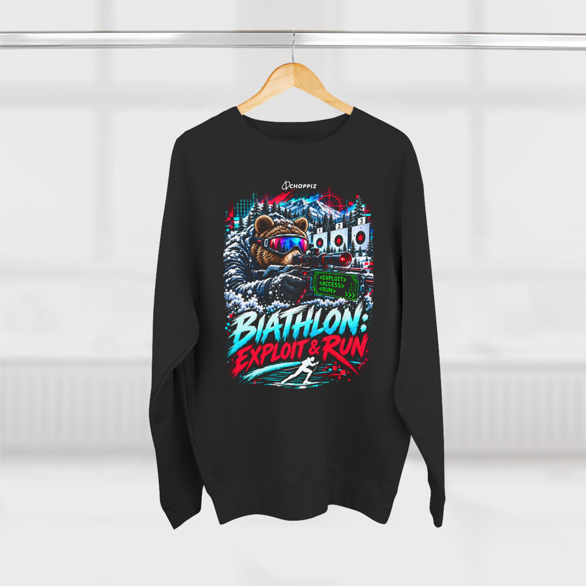 Biathlon Exploit & Run Premium Sweatshirt - Image 2