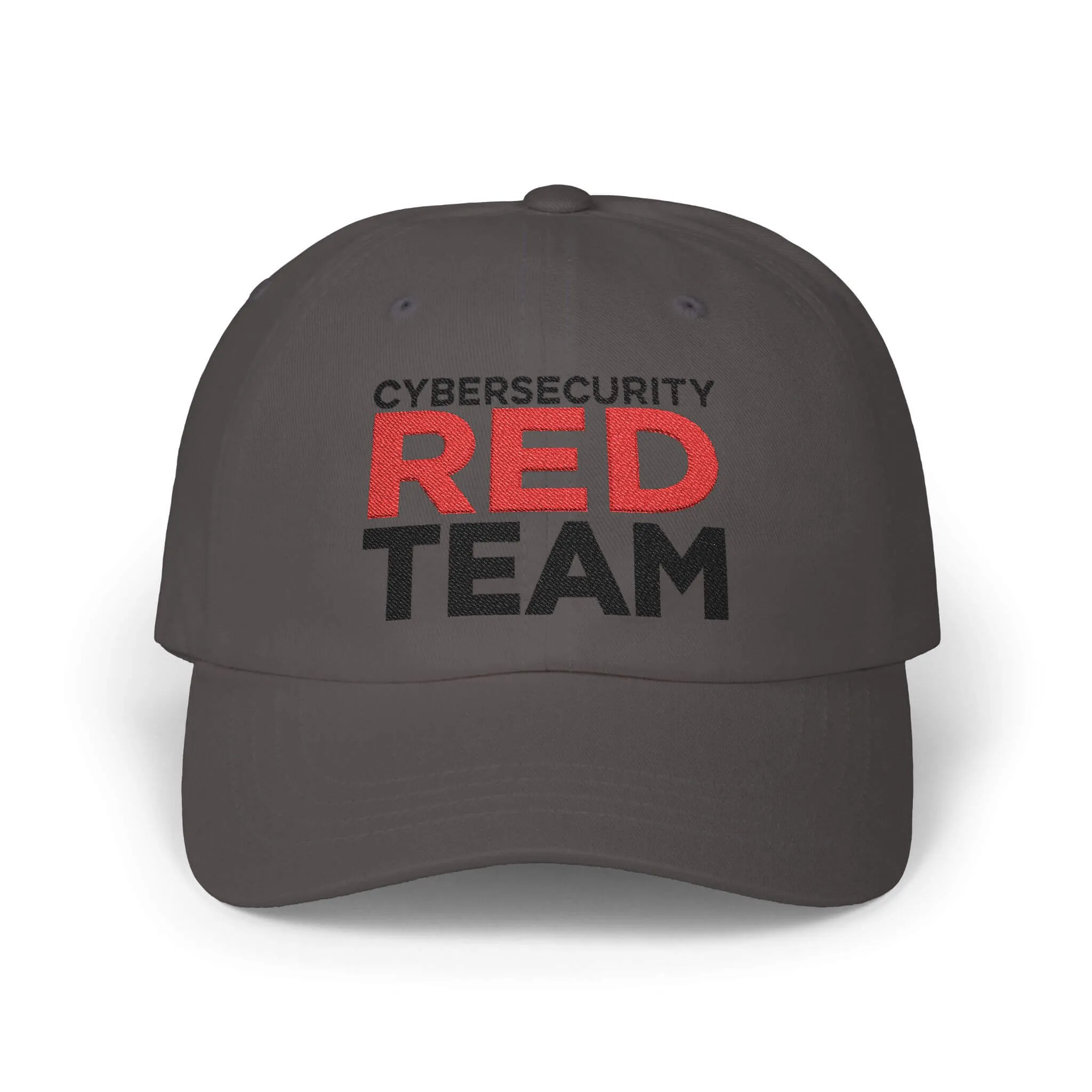 Cybersecurity Red team Dark Grey Cap by Choppiz.com